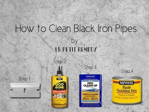 How To Clean Black Pipe