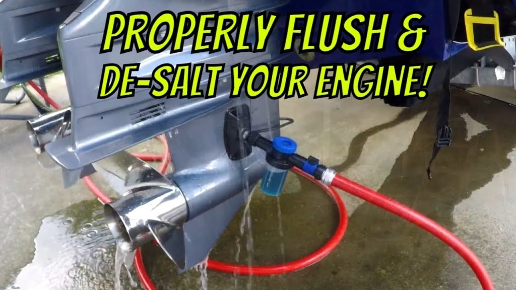 How To Clean Boat Engine After Saltwater