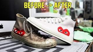 How To Clean Comme Des Garcons Converse