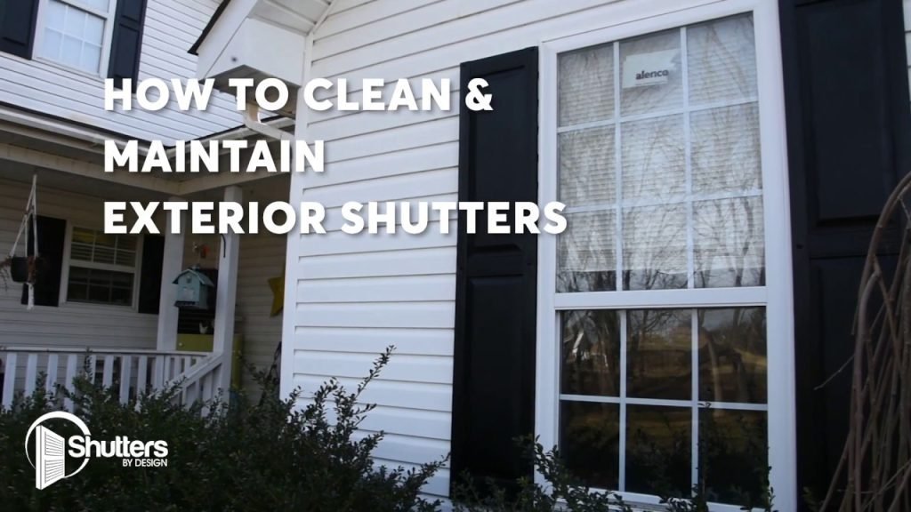 How To Clean Exterior Shutters How To Clean Exterior Shutters