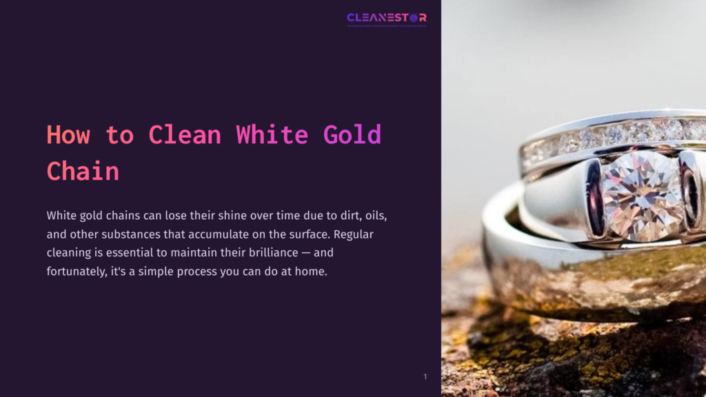 Close-Up Of Two Intertwined White Gold Rings With A Diamond, Set Against A Textured, Dark Background.