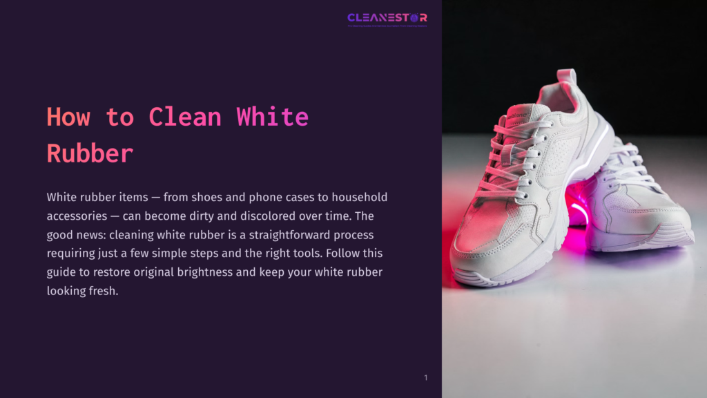 White Rubber Sneakers With A Reflective Surface Positioned On A Dark Background, Illuminated By A Pink Light, Showcasing Cleanliness.