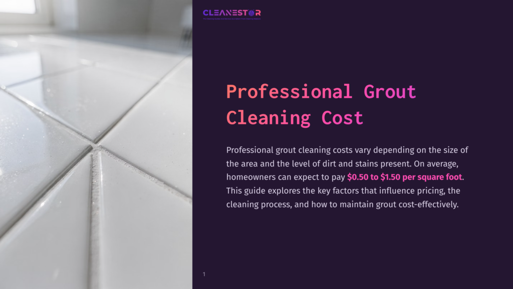 Close-Up Of Clean White Tile Grout Lines, Highlighting The Texture And Cleanliness Achieved By Professional Grout Cleaning Services.