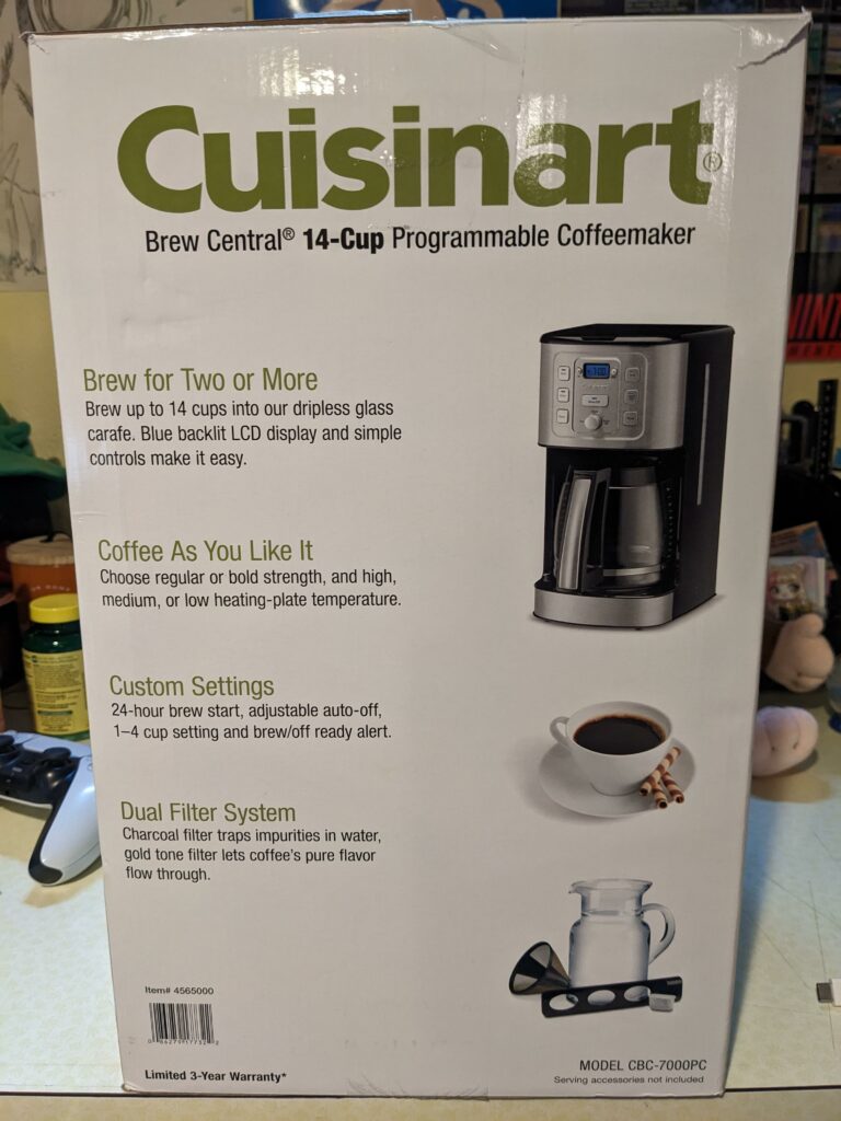 Cuisinart Coffee Maker Cleaning Instructions 14Cup Cleanestor