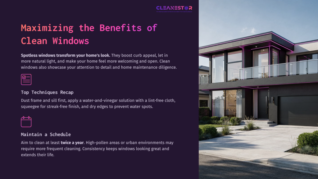 Modern House With Single-Hung Windows, Featuring A Clean Exterior, Green Landscaping, And A Clear Sky, Promoting Window Maintenance Tips.