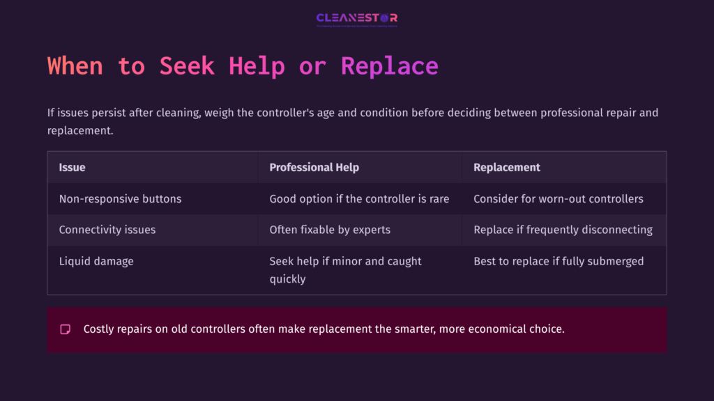 Text Layout In Purple And White, Outlining Issues With A Ps3 Controller And Suggestions For Professional Help Or Replacement Options.