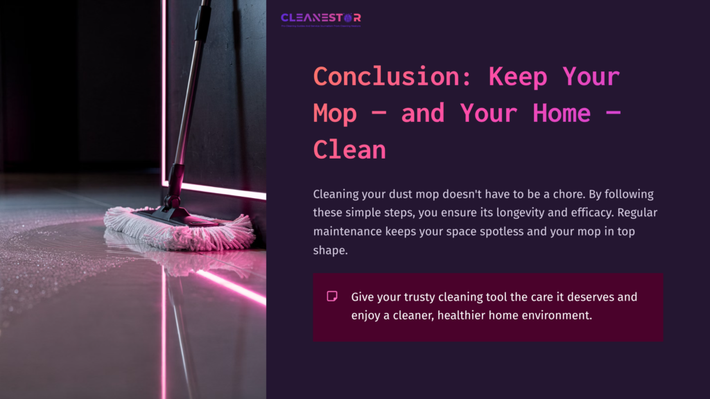 A Dust Mop In Use On A Polished Floor, Surrounded By Pink Lighting; Emphasizes Cleanliness And Effective Home Maintenance.