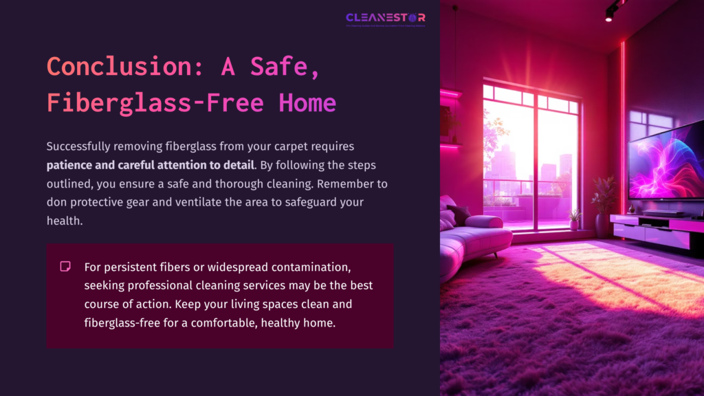 Bright Living Room With Pink Lighting, A Cozy Sofa, And A Reminder About Maintaining A Clean, Fiberglass-Free Home.