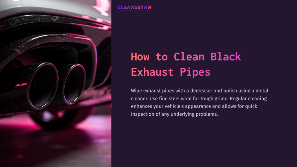 Close-Up Of A Car'S Dual Black Exhaust Pipes Against A Dark Background, Highlighted With Vibrant Pink And Purple Lighting.