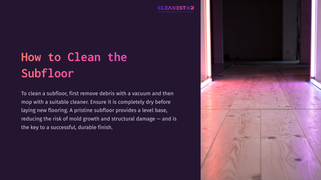 Wooden Subfloor With A Clean, Polished Look, Complemented By Warm Lighting And A Deep Purple Background, Emphasizes A Tidy Workspace.