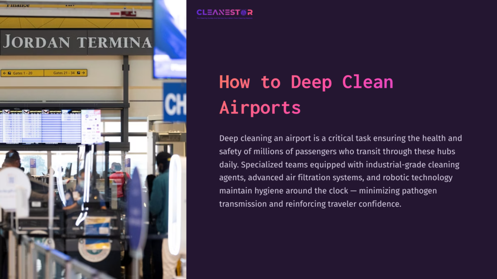 Airport Terminal Sign Featuring &Quot;Jordan Terminal&Quot; With Passengers In The Foreground, Emphasizing Bustling Activity And Movement.
