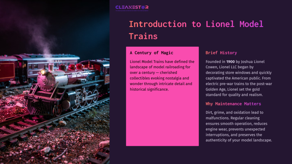 2 Introduction To Lionel Model Trains Close-Up Of A Model Steam Locomotive On Tracks, Surrounded By Soft Glow Of Lights, Emphasizing Nostalgic Toy Train Elements In Rich Colors.