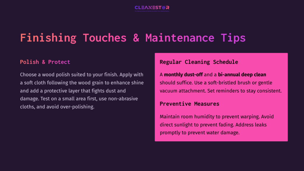 Text-Filled Infographic Featuring Tips For Maintaining Tongue And Groove Ceilings, With Sections Highlighted In Pink And Purple Backgrounds.