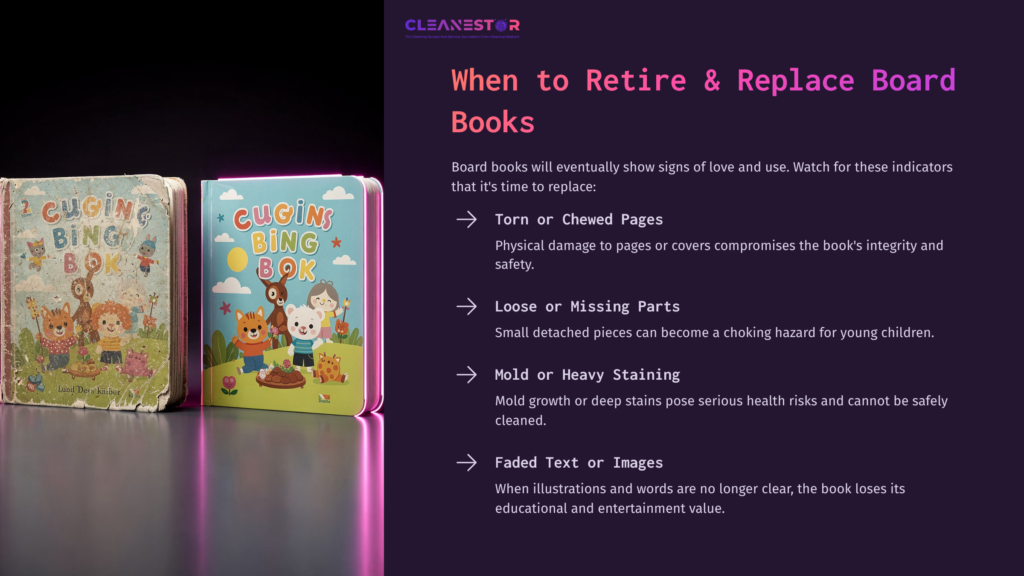 Two Colorful Board Books With Playful Animal Illustrations Sit Side By Side, Highlighting Signs Of Wear, Such As Torn Pages And Faded Text.