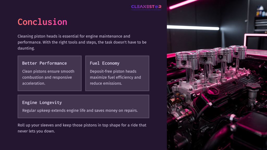 A Clean Engine Pistons Layout With Polished Cylinder Heads And Vibrant Pink Lighting, Highlighting Maintenance Tips And Benefits.