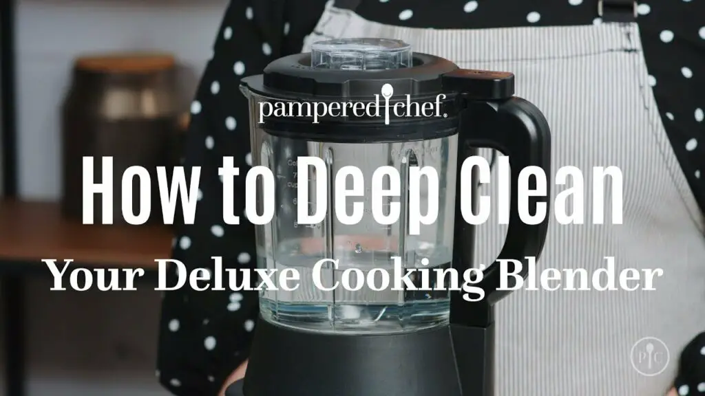 How To Clean A Pampered Chef Blender