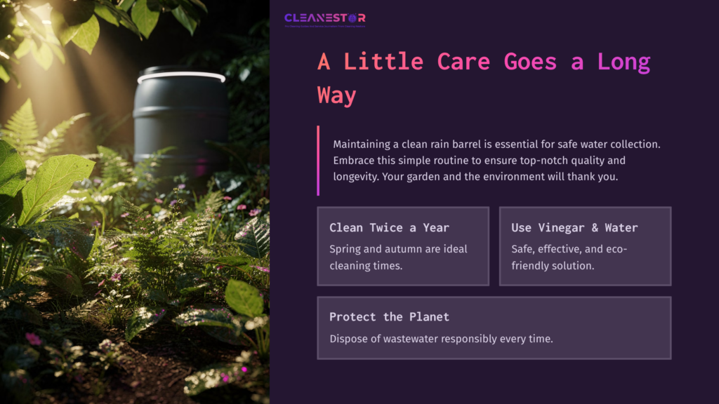 A Clean Rain Barrel Sits Amidst Lush Greenery And Flowers, With Sunlight Filtering Through The Leaves, Highlighting Eco-Friendly Practices.