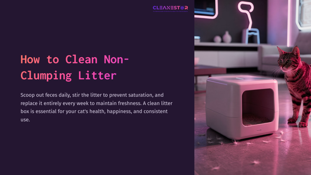A Modern Litter Box With A Sleek Design Sits Next To A Curious Cat In A Vibrant, Brightly Lit Room.