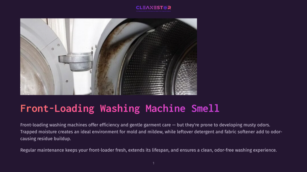 Close-Up Of The Inside Of A Front-Loading Washing Machine Drum With Visible Mold And Grime, Highlighting The Need For Cleaning.