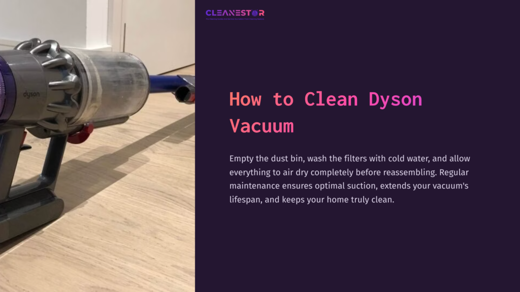 1 How To Clean Dyson Vacuum Instructions For Cleaning A Dyson Vacuum