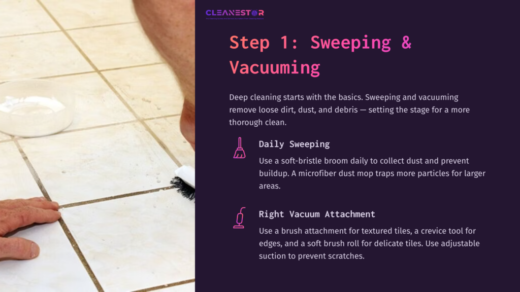 Cleaning Tips For Floors And Tiles