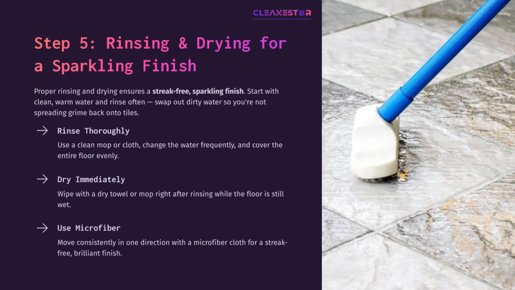Cleaning Process For Sparkling Floor Finish
