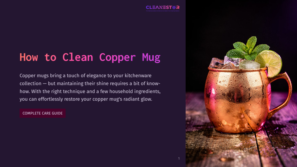 A Polished Copper Mug Filled With Ice And A Sprig Of Mint Sits On A Wooden Surface, Surrounded By Vibrant Lighting.