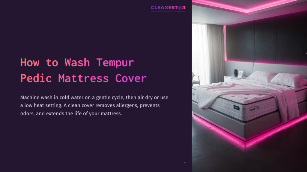 Bright Bedroom Featuring A Bed With A Tempur Mattress, Stylish Pink Led Lighting, And A Sleek Modern Aesthetic.