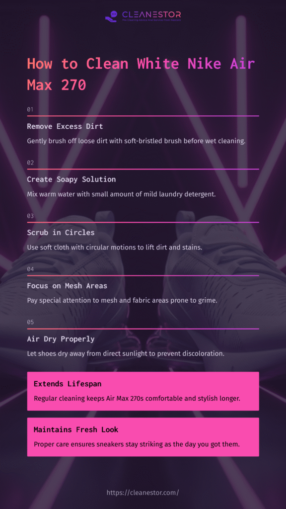 How To Clean White Nike Air Max 270