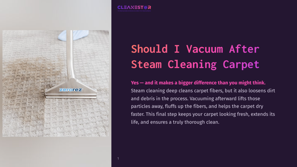 A Carpet Cleaning Machine With The Brand Name &Quot;Zero Rez&Quot; On Its Nozzle Is Shown Steaming A Light-Colored Carpet, Lifting Dirt And Fibers.