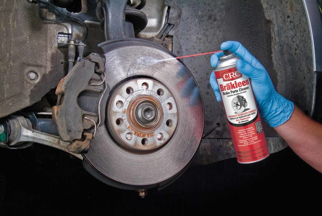 Can You Spray Brake Cleaner On Brake Pads