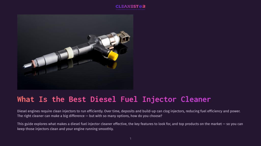A Close-Up, Detailed View Of A Modern Diesel Fuel Injector, A Critical Component For Engine Performance And Efficiency, Set Against A Dark, Reflective Background.